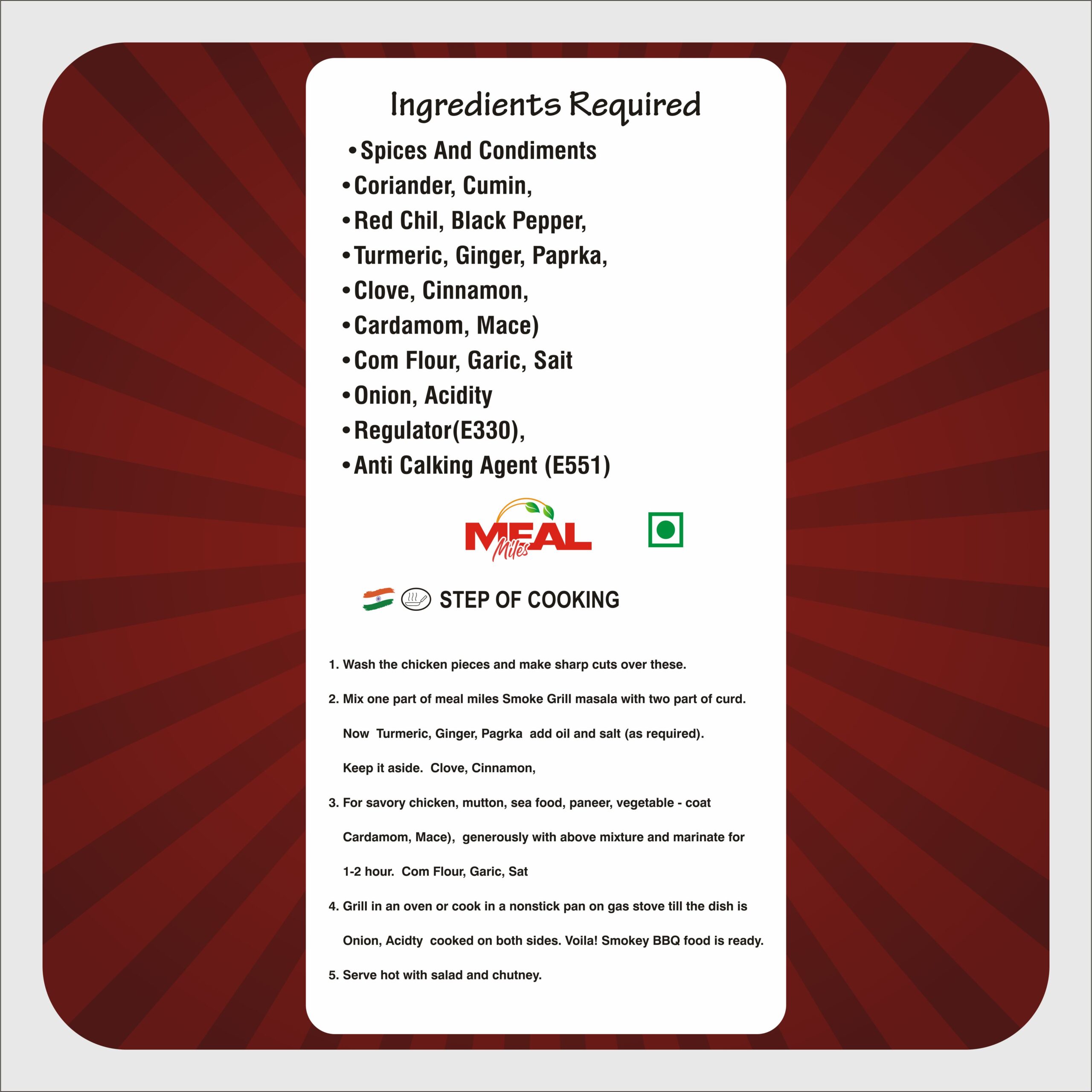 GRILL MASALA