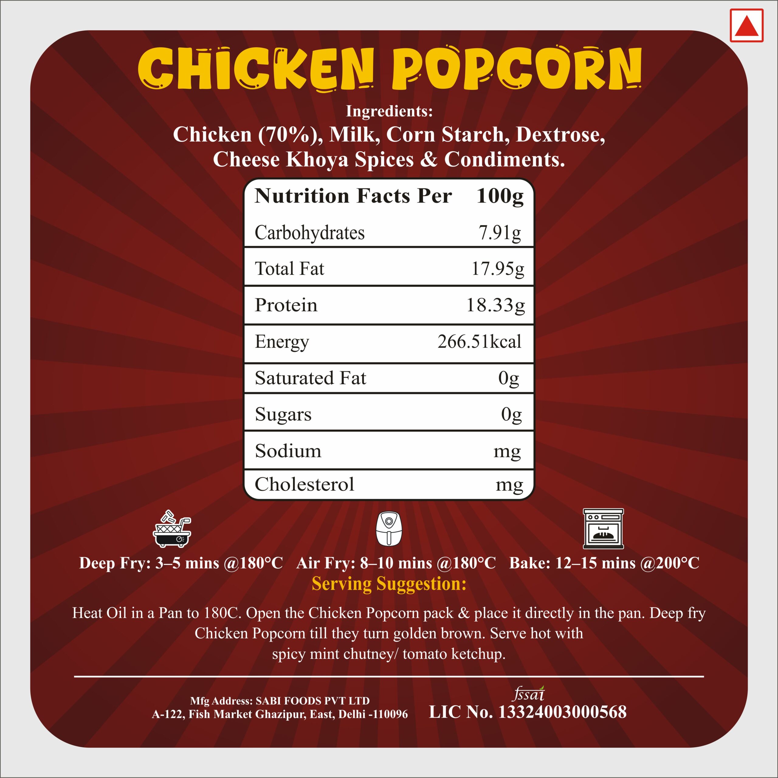 CHICKEN POPCORN