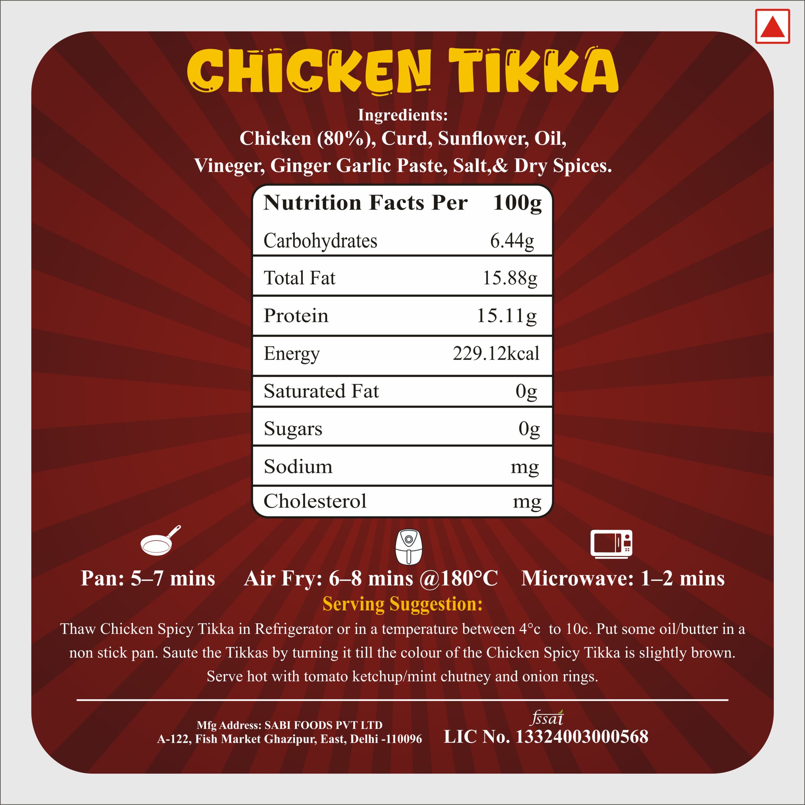 CHICKEN TIKKA